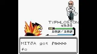 Pokemon Crystal: Fire Mono-type run [Gym Leader Blaine]
