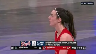 🚨 Moment Caitlin Clark Made WNBA HISTORY With FIRST Rookie Triple-Double | Indiana Fever WNBA