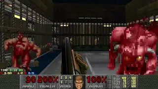 Doom 2 - The Tower of Babel (Map 19: Claustrophobier﻿): UV-Max (Map Author: rafael2100)