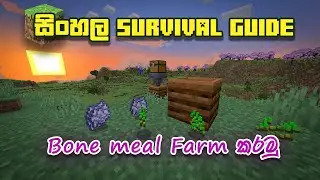 Automatic Bone meal Farm එකක් හදමු  - Sinhala Minecraft Survival Guide - Ep 15