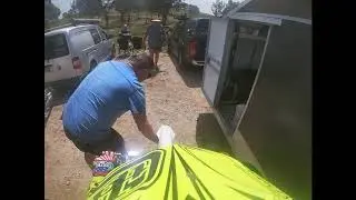 my friend and I shredding at Macarthur moto complex