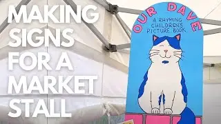 Making Signs for a Market Stall 🎨 Join me as I update my market display!