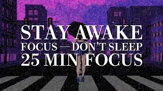 Stay Awake While Working (25 Min) | Horror Focus Session