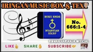 [VIRAL-Sangat Bagus] Buku Ende & Nyanyian HKBP No.666:1-4 ♡ Iringan Music Box & Text