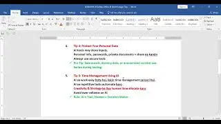 Lesson 8 AI Safety, Ethics & Smart Usage Tips | Complete Beginner to Pro Guide