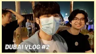 Chilling in Dubai JBR with TSM FTX Dota2 team | DuBu Dota2
