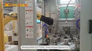 Automated Multifunctional Induction Hardening Machine Tool with a Robot Arm