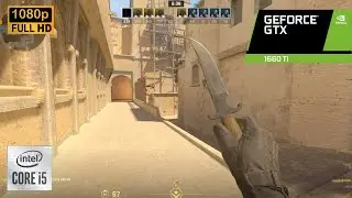 GTX 1660Ti + i5 10400F Counter Strike 2 test (1080p) CS2