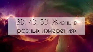 3d, 4d, 5d. Жизнь в разных измерениях. В чем разница?