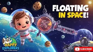 Life on the International Space Station 🚀 | How Astronauts Eat, Sleep & Float | Kids Space Show