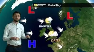 A wet start to May but a drier end to the month