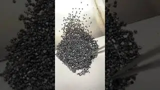 5+cts Scoop 1-1.5mm natural diamond faceted broken chips black diamonds lot