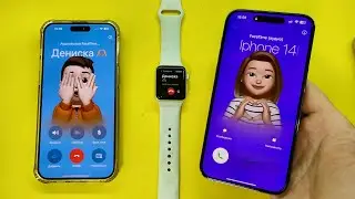 Incoming Video Call, Call on Hold, Second Line, FaceTime IPhone 15/ 14 Pro Max vs Apple Watch