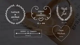 Create Wedding Titles with After Effects - Motion Graphics Tutorial