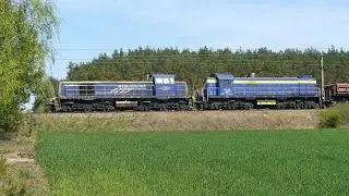 [MAJKOLTRANS] 15D-036 i SM48-068 ze składem dumpcar&oacute;w || Zawady