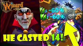 Wizard101 Max (160) Death PvP: FOURTEEN -60% WEAKNESSES.