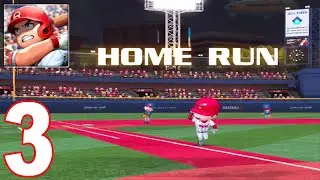Baseball 9 Gameplay Walkthrough #3 - First Home Run! (iOS, Android)