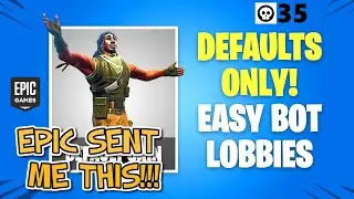I KEPT DYING IN FORTNITE SO EPIC PUT ME IN BOT LOBBIES AND THIS HAPPENED!!!