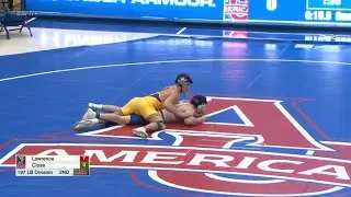 197lbs Rune Lawrance (West Virginia) vs Caleb Close (American)