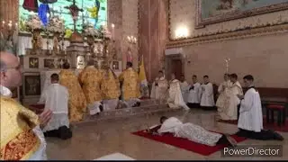 Litany of All Saints in Latin at Priestly Ordination (Ancient Rite / Tridentine Mass)
