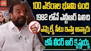 BC Leader R Krishnaiah Comments On SR NTR & TDP Party | Telangana Politics | CM KCR | YOYO TV