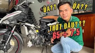 Up th&ecirc;m c&acirc;y d&ecirc;n BRT +7.5 cho chiếc Exciter 155 65zz sau 10.000km