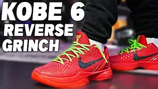 Nike KOBE 6 Protro Reverse Grinch Review and On Foot !