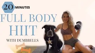 FULL BODY HIIT | With Dumbbells | Low Impact