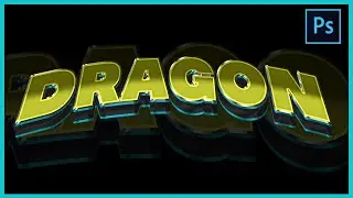 [ Photoshop Tutorial ] EPIC 3D Movie Text Effect in Photoshop CC