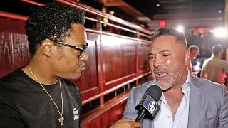 Oscar De La Hoya LIVE Clap Back Thursday at Floyd Mayweather, 