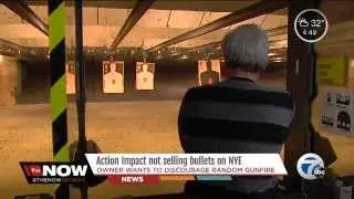 Action Impact discouraging random fire on New Year's Eve by not selling bullets