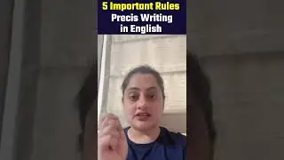 Precis Writing Tips and Tricks | Precis Writing Strategy For Bank Exams 2024 By Harshita Ma'am