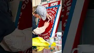 Hand Painting a Baja Buggy?! #carart #artcar #lefthandedartist #funco