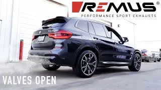 BMW X3M REMUS Exhaust Install + Sound! (AGGRESIVE S58)