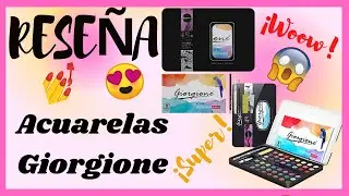 ACUARELAS GIORGIONE RESEÑA |muestrario de colores ACUARELAS GIORGIONE 🎨