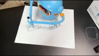 PELEDIC Drawing Robot for Kids &ndash; Voice Interactive Educational Toy with 100 Word Cards 12 Color Pens