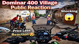 Dominar 400 Village Public Reaction 😍 Part 1 Cute School girls Reaction 😍#reactionvideo #dominar400 