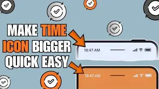 How to Make Time Icon Bigger on Android ⏰ | Fix Small Clock Icon Easily