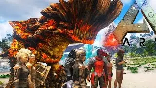 Ark Survival Evolved - TAMING NEW INSANE MONSTER BARROTH WITH PVP TRIBE - (Ark Modded Gameplay)