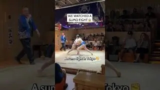 We watched a SUMO FIGHT in TOKYO 🇯🇵