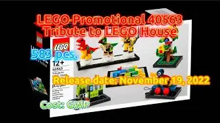 LEGO Speed Build & Review - 40563: LEGO Promotional - Tribute to LEGO House