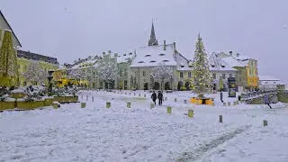 Sibiu | first snowfall 2026 ❄️🎄