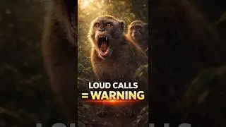 Loud Calls Are Not Playful | Monkey Warning Behavior Explained