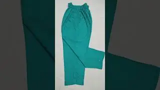 Simple Trouser Cutting & Stitching ✂️ | Easy Sewing Tutorial  Beginner Friendly Cutting ✨