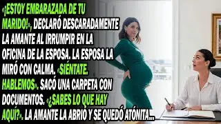 La Amante De Mi Marido Irrumpió_ _¡Embarazada De Tu Marido!_. Abrí El Dosier. Ella Palideció