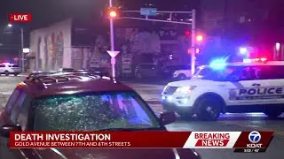 Death investigation on Gold Avenue in Downtown Albuquerque