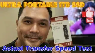Transcend ESD310C Dual USB Ultra 1TB Portable SSD : Unboxing and Actual Transfer Test