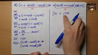 Differential Equations | Exact Equations: Shortcut Solution (Part 2/2)