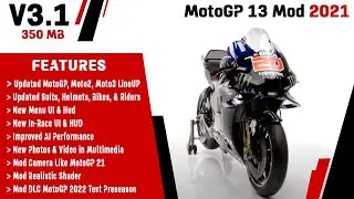 MotoGP 13 M0d 2021 V3.1 Final by Miftahul Anam & Maniac Soul