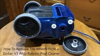 How To Remove The Wheels From a Zodiac V3 4WD Robotic Pool Cleaner